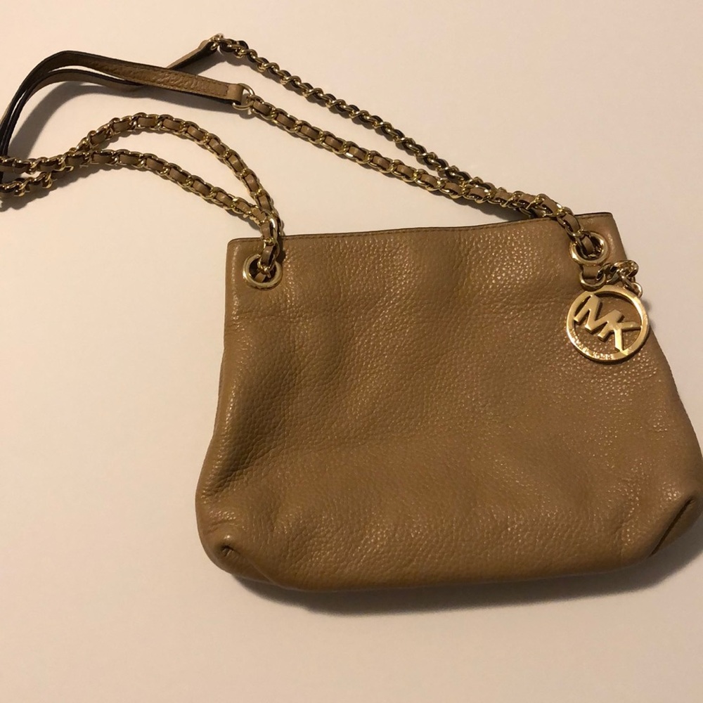 Michael Kors tan purse